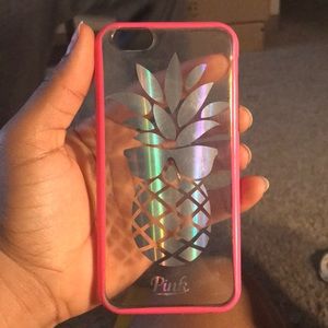 PINK brand iPhone pineapple case